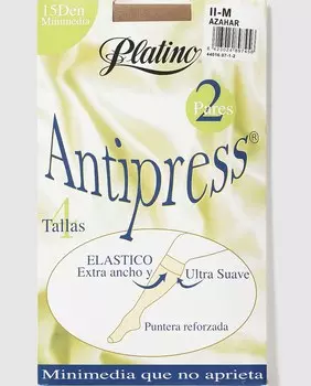 Набор из двух пар женских мини-колготок Platinum плотностью 15 ден Platino