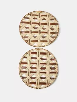 Набор из двух салфеток napoli ирака. La DoubleJ, бежевый
