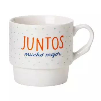 Набор из двух штабелируемых чашек Together Basics El Corte Ingls, белый