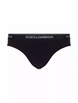 Набор из двух трусов Dolce&Gabbana, тёмно-синий