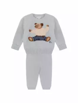 Набор из джемпера и джоггеров Polo Bear Ralph Lauren, синий