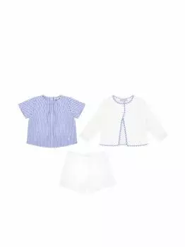 Набор из кардигана, футболки и шорт EMPORIO ARMANI