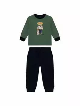 Набор из лонгслива и джоггеров Ralph Lauren, мультиколор