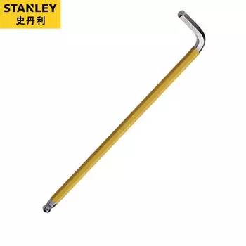 Набор из пяти противоскользящих шестигранных ключей Stanley с удлиненной шаровой головкой, метрической формы, шестигранной отвертки 2,5 мм 94-502-23