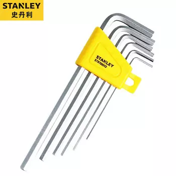 Набор из шести предметов Stanley: метрические длинные шестигранные ключи с плоской головкой STHT69313-23