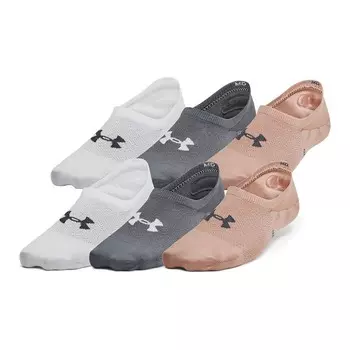 Набор из шести женских носков Under Armour Breathe Lite, цвет Blush Beige
