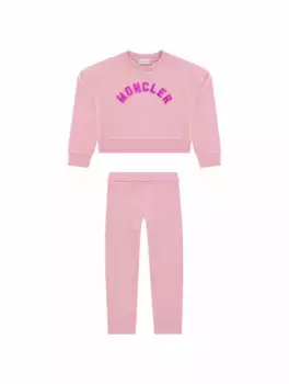 Набор из свитшота и брюк Moncler, розовый