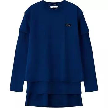 Набор из трех футболок с нашивками-логотипами MIU MIU, 3 Pack (Blue)