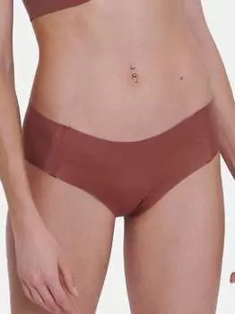 Набор из трех хипстеров zero feel 2.0 Sloggi, коричневый