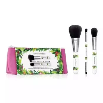 Набор из трех кистей для макияжа Bareminerals, Limited Edition Face & Brush Trio