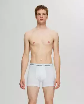 Набор из трех мужских боксеров из органического хлопка Selected, цвет Crudo