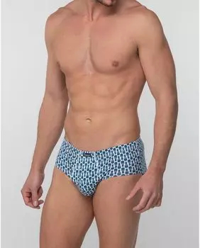 Набор из трех мужских открытых трусов синего цвета Abanderado, синий