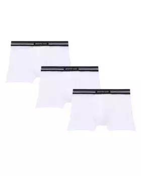 Набор из трех очень мягких мужских боксеров трикотажа Abanderado, белый