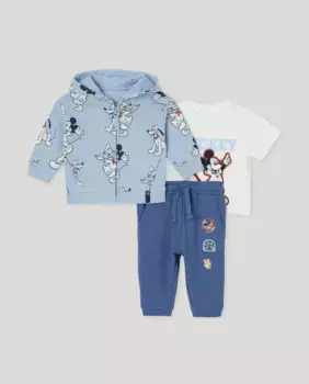 Набор из трех предметов для мальчика Микки Мауса Baby El Corte Ingls, многоцветный