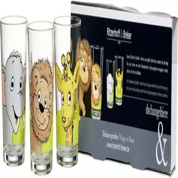 Набор из трех стаканов «Животные из джунглей» Ritzenhoff и Breker Ritzenhoff & Breker