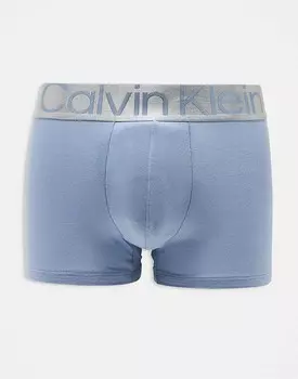 Набор из трех трусов серого/синего цвета Calvin Klein Steel