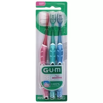 Набор из трех ультрамягких зубных щеток Pro Sensitive 510 Gum