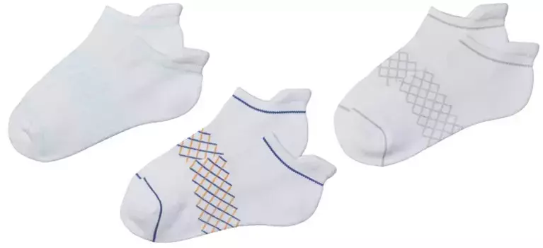 Набор из трех женских низких носков для гольфа WALTER HAGEN, цвет Fashion Multi