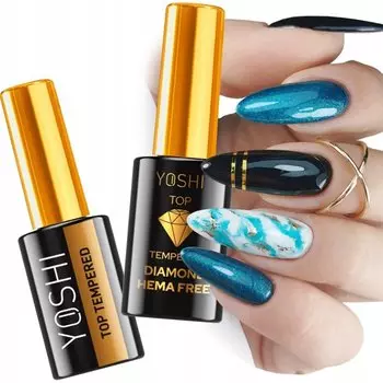 Набор из закаленного стекла Yoshi Top Tempered No Wipe + Top Tempered Diamond Liquid Glass