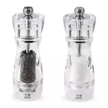 Набор измельчителей для соли и перца Vittel Peugeot, прозрачный
