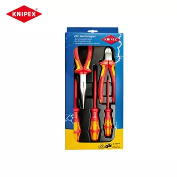 Набор изолированных отверток и плоскогубцев KNIPEX 00 20 13 по индивидуальному заказу (срок поставки 4-8 недель)