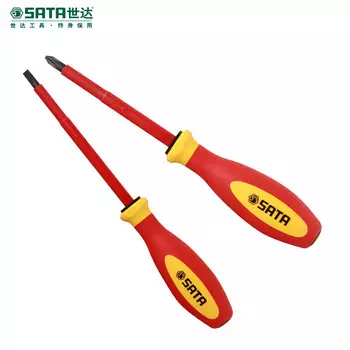 Набор изолированных отверток SATA из 7 предметов, крестовая отвертка для электрика 09301A в наличии