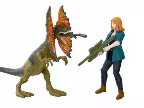 Набор Jurassic World: Dominion Claire & Dilophosaurus Two-Pack MATTEL