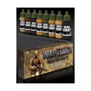 Набор камуфляжных красок Waffen SS II, Scalecolor - Warfront Paint Sets