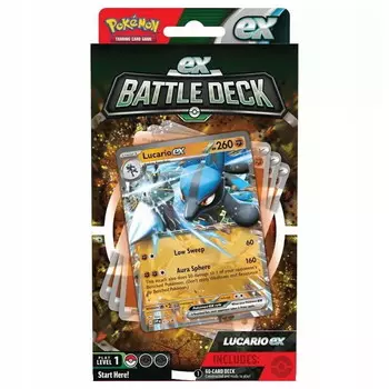 Набор карточек Pokemon TCG Ex Battle Deck Лукарио 6+