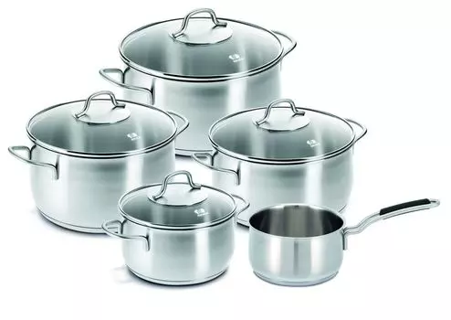 Набор кастрюль БЕКА «Королевский» Beka Cookware, серебро