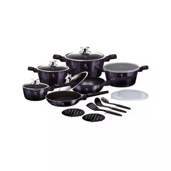 Набор кастрюль Berlinger Haus, 18 предметов, фиолетовый 46627 BerlingerHaus