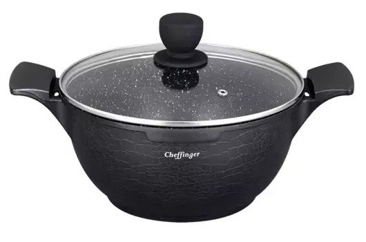 Набор кастрюль Cheffinger, черный