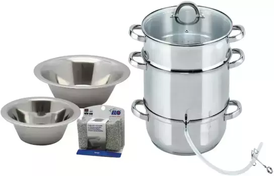 Набор кастрюль Elo 13,3 л, цвет edelstahlfarben
