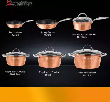 Набор кастрюль Gertrud Scheffler