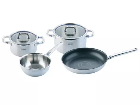 Набор кастрюль lafer 4 шт Johann Lafer, серебряный