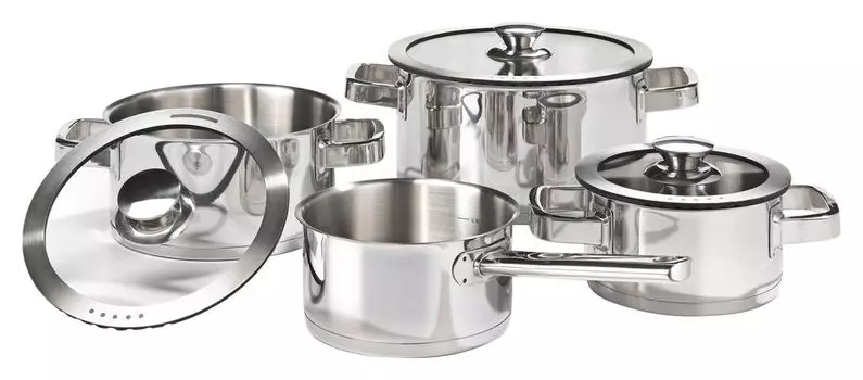 Набор кастрюль - нержавеющая сталь - с крышкой HPI Home Product Import GmbH