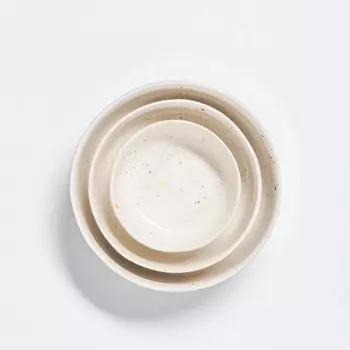 Набор керамических мисок Egg Back Home, белый