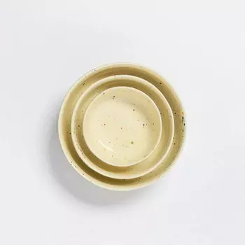 Набор керамических мисок Egg Back Home, желтый