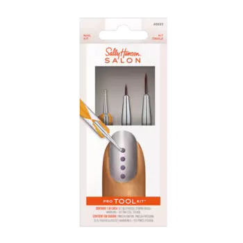 Набор кистей для дизайна ногтей, 1 комплект Sally Hansen Pro tool kit