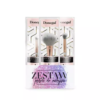 Набор кистей для макияжа Donegal Foxy Floe, 1 комплект
