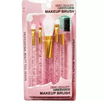 Набор кистей для макияжа из 5 элементов с блестками Inna Marka