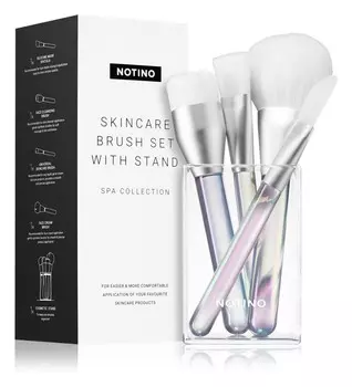 Набор кистей для ухода за кожей Notino Spa Collection Skincare brush set with stand