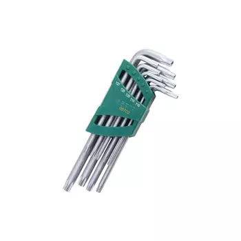 Набор ключей-цветков Shida со средним отверстием, 9 предметов TT10-TT50 09702 SATA