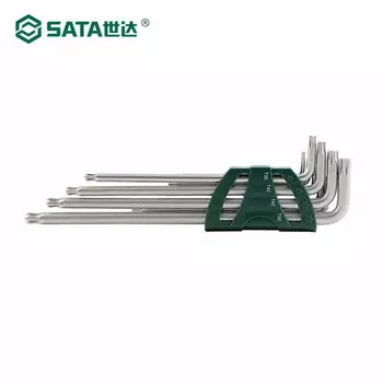 Набор ключей SATA с удлиненной шаровой головкой из 9 предметов в форме цветка 09715 Шестигранный ключ Torx