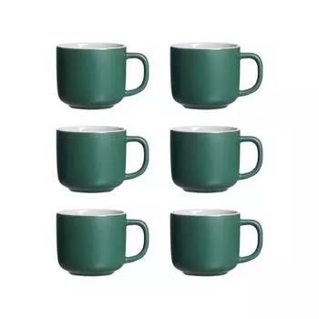 Набор кофейных чашек jasper, 6 шт. Ritzenhoff, зеленый