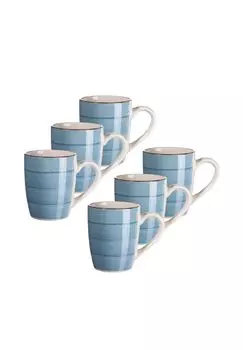 Набор кофейных кружек, фаянс Lumaca MaSer, dunkelbau