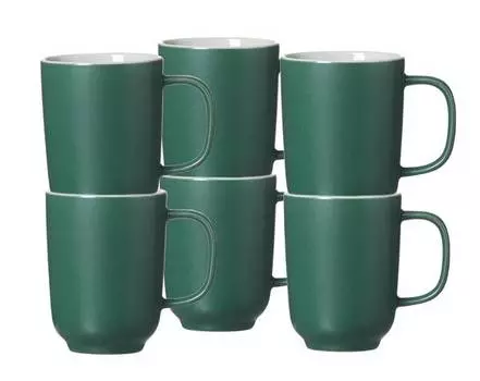 Набор кофейных кружек jasper, 6 шт. Ritzenhoff, зеленый