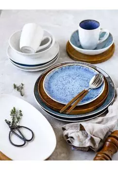 Набор кофейных кружек, керамика Frozen MaSer, blau