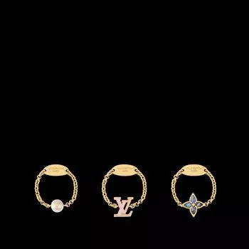 Набор колец LV Layer Color Louis Vuitton, золотой