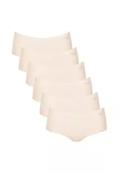 Набор коротких трусов из 6 шт. ZERO Modal 2.0 sloggi, цвет Angora